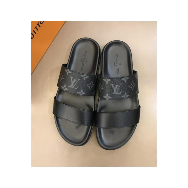 Louis Vuitton, Men's Slipper, Black