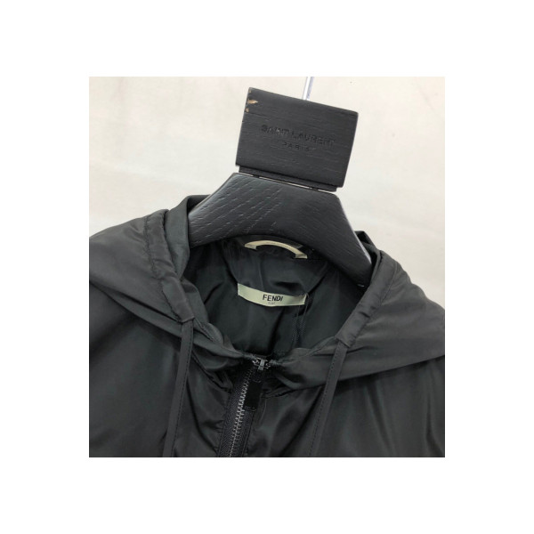 Fendi, Men's Jacket, Black