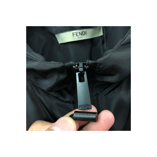 Fendi, Men's Jacket, Black