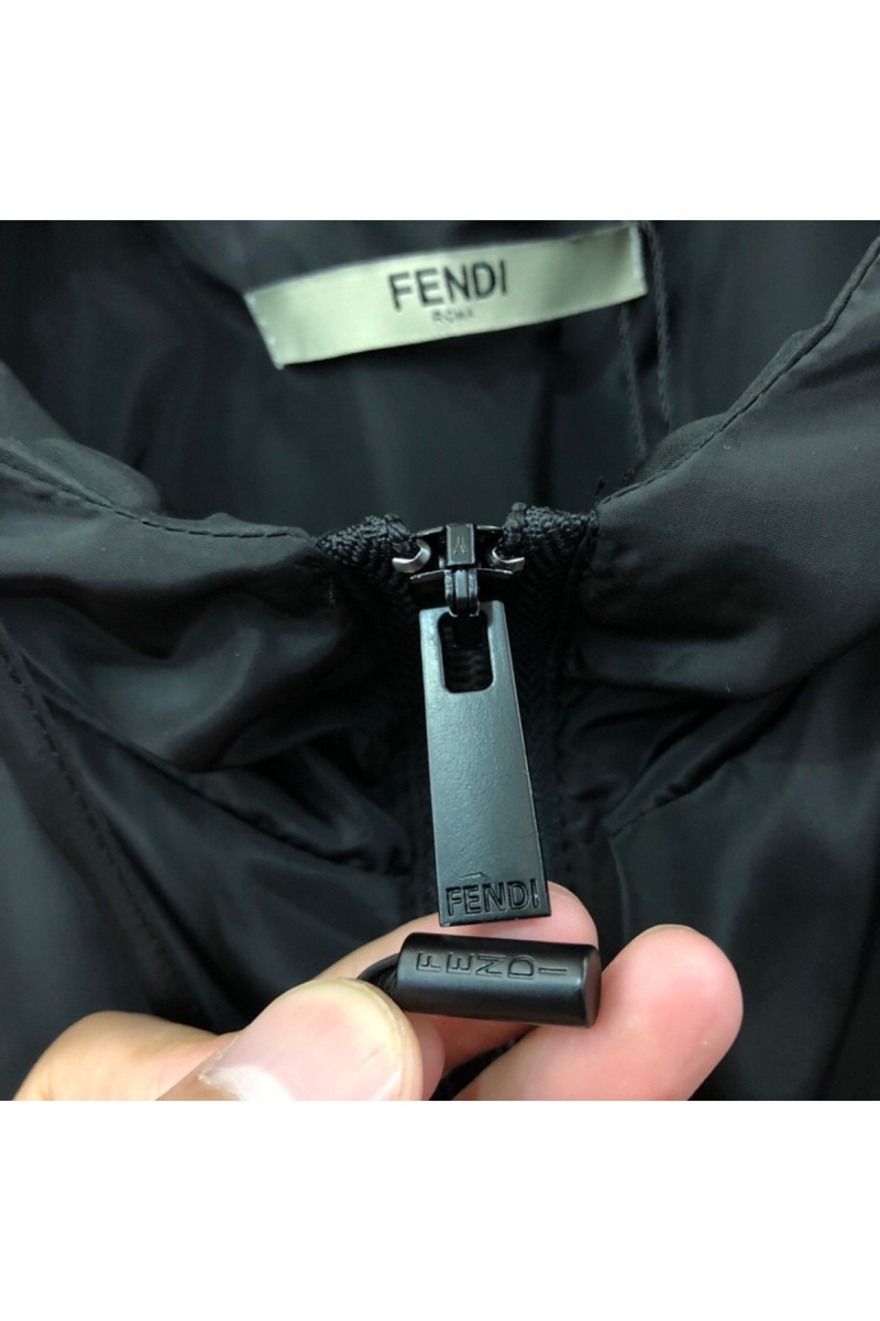 Fendi, Men's Jacket, Black
