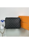 Louis Vuitton, Messenger, Unisex Bag, Black