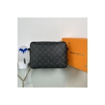 Louis Vuitton, Messenger, Unisex Bag, Black