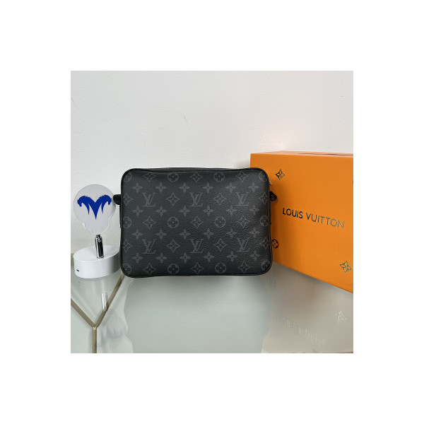 Louis Vuitton, Messenger, Unisex Bag, Black