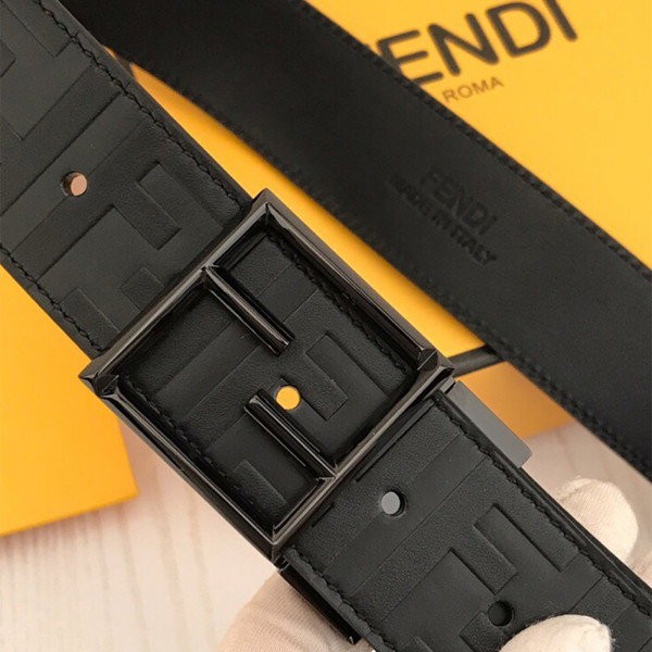 Fendi, Men's Belt, Black