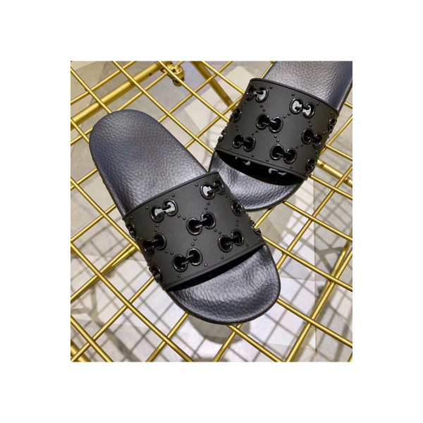 Gucci, Men's Slipper, Black