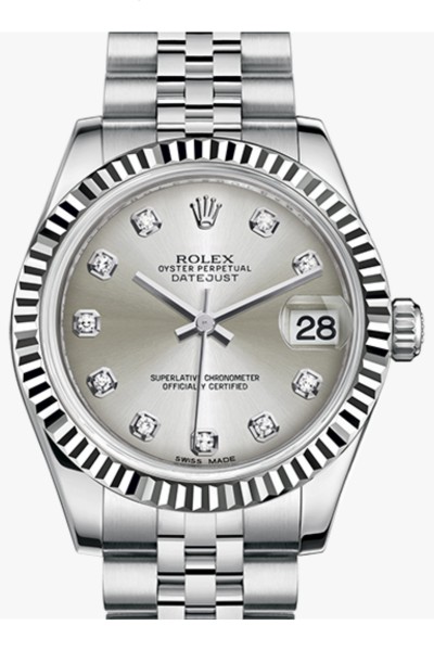 Rolex, Men's Watch, Oyster, Silver