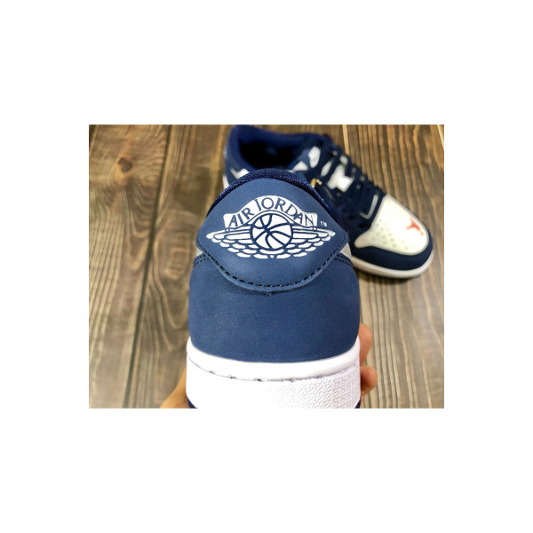 Nike, Air Jordan 1 Low, Men's  Sneaker, Blue