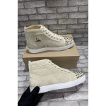 Christian Louboutin, Women's Sneaker, Beige