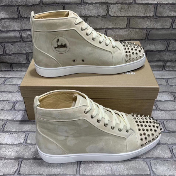 Christian Louboutin, Men's Sneaker, Beige