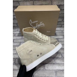 Christian Louboutin, Men's Sneaker, Beige