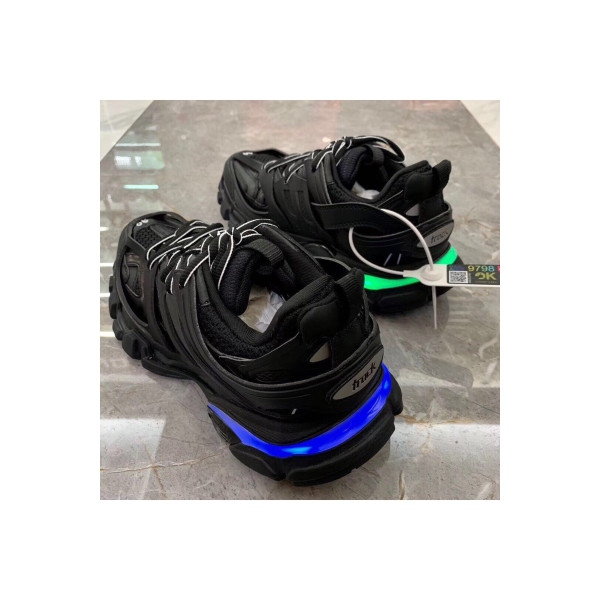Balenciaga, Track Led, Men's Sneaker, Led Light, Black