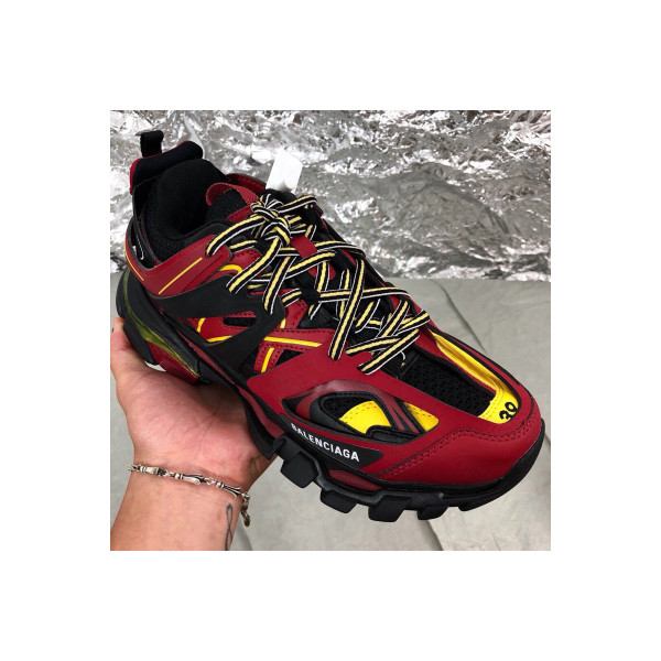 Balenciaga, Track Trainers,  Women's Sneaker, Burgundy