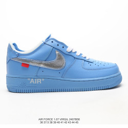 Nike, Air Force 1 Virgil, Men's Sneaker, Blue