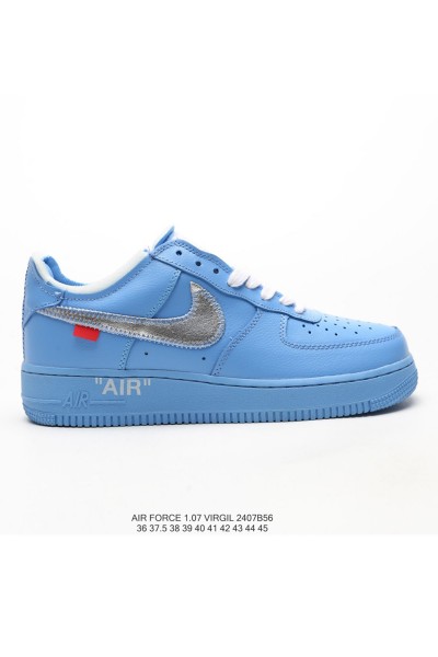 Nike, Air Force 1 Virgil, Men's Sneaker, Blue