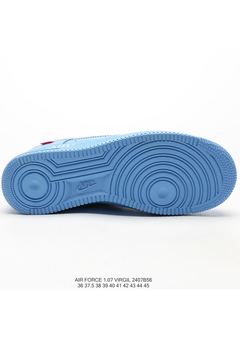 Nike, Air Force 1 Virgil, Men's Sneaker, Blue