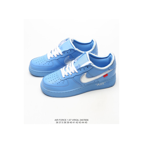 Nike, Air Force 1 Virgil, Men's Sneaker, Blue