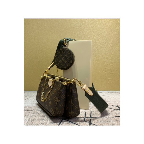 Louis Vuitton, Women's Multi Pochette Accessories Bag, Brown