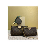 Louis Vuitton, Women's Multi Pochette Accessories Bag, Brown
