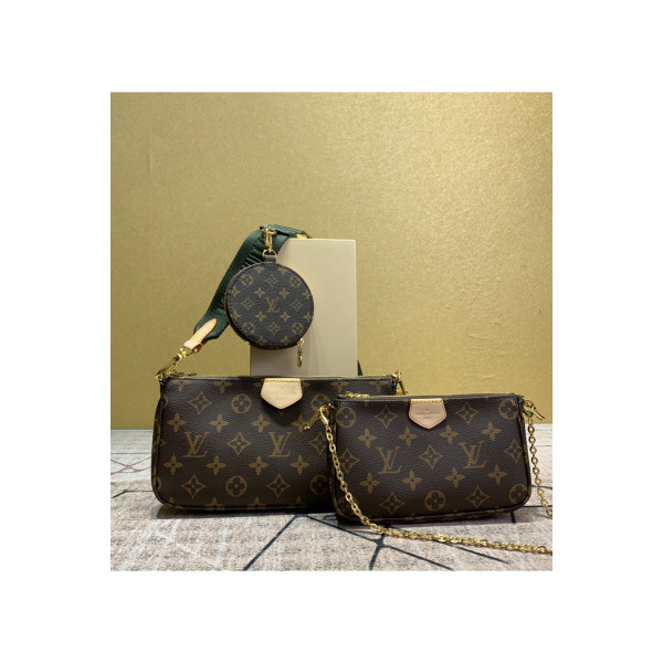 Louis Vuitton, Women's Multi Pochette Accessories Bag, Brown