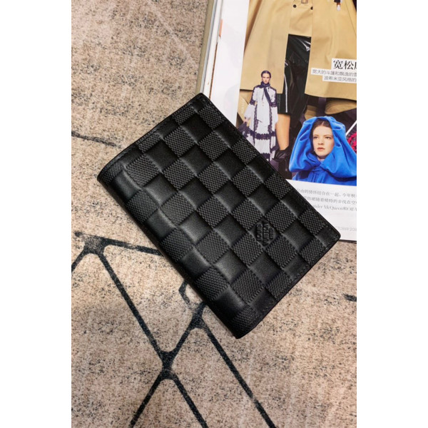 Louis Vuitton, Passport Case, Black