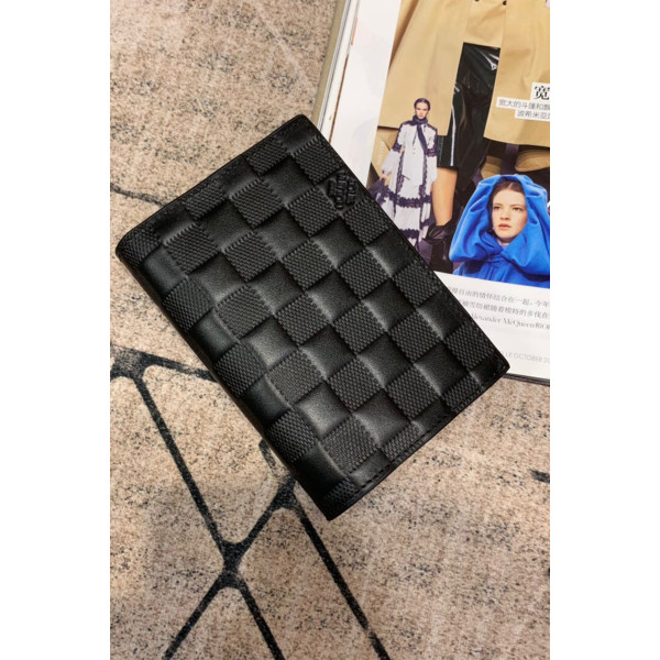Louis Vuitton, Passport Case, Black