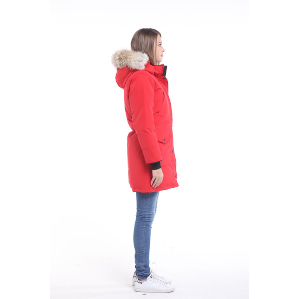 Canada Goose, Women's Kensington Parka, Red