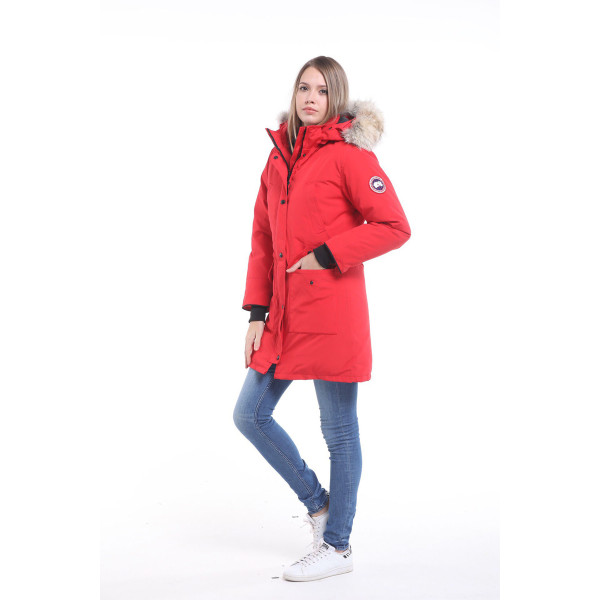Canada Goose, Women's Kensington Parka, Red