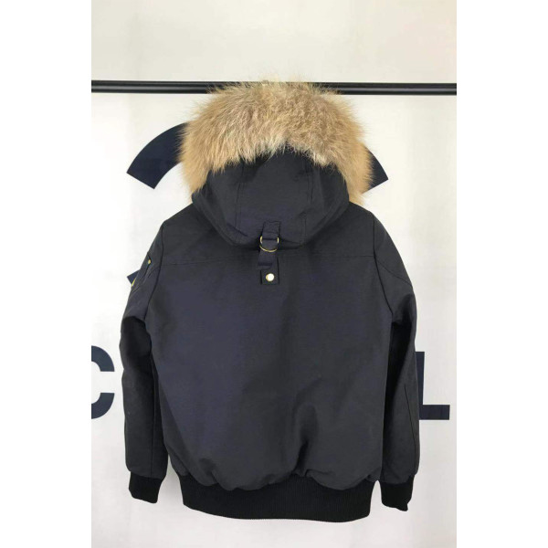 Moose Knuckles, Men's Little Rapids Bomber, Black