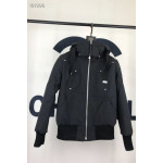 Moose Knuckles, Women's Lejeune Bomber, No Fur, Black