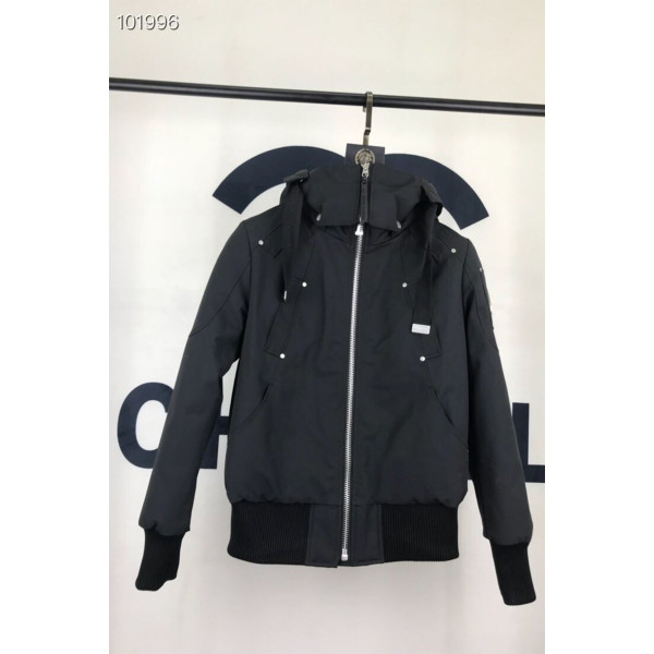 Moose Knuckles, Women's Lejeune Bomber, No Fur, Black