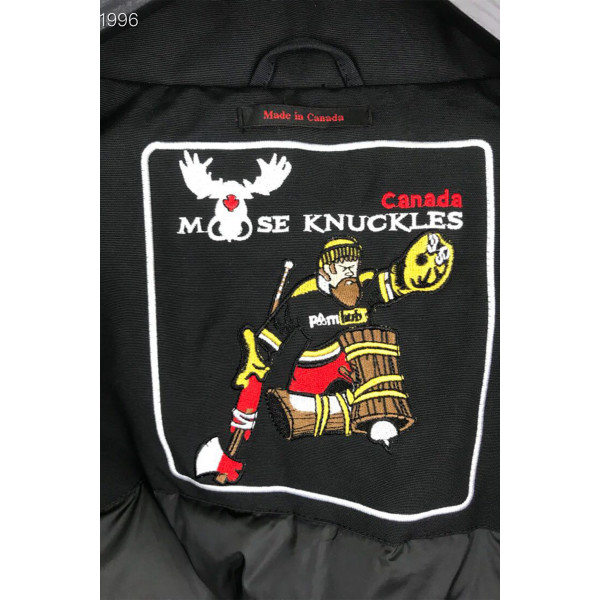 Moose Knuckles, Women's Lejeune Bomber, No Fur, Black