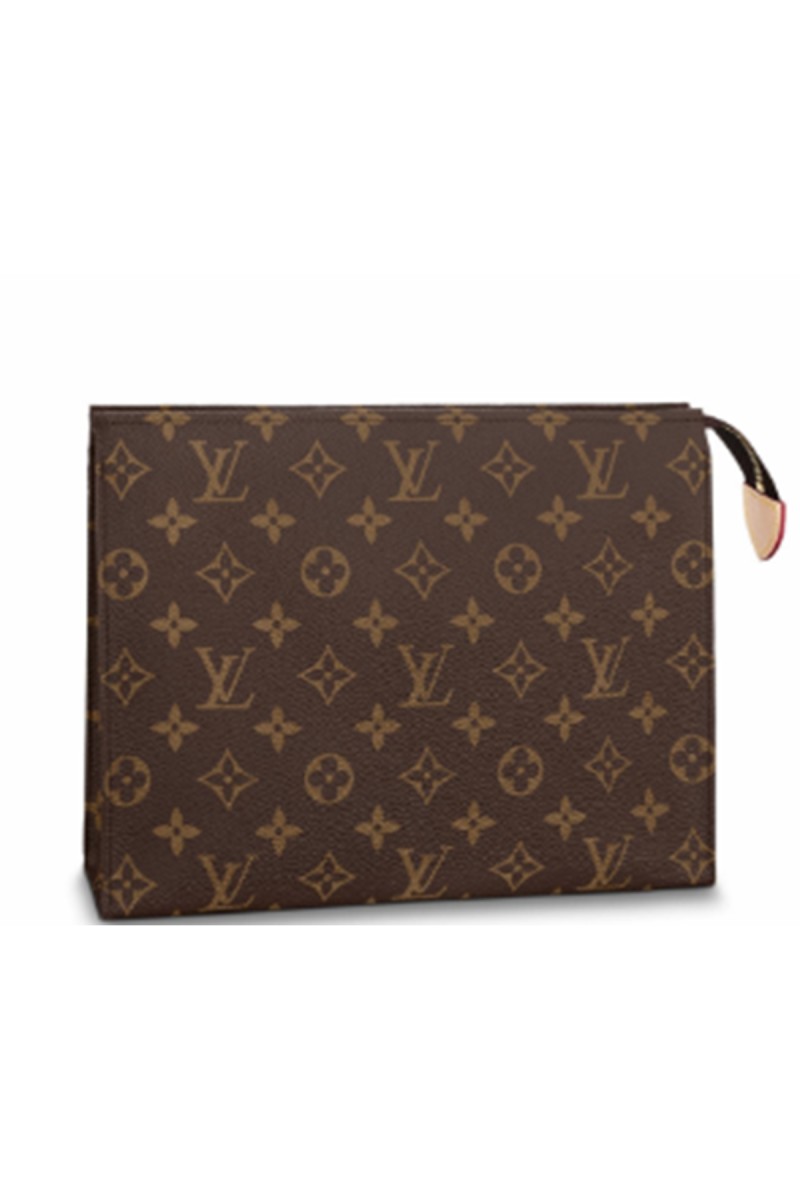 Louis Vuitton, Unisex Toiletry Pouch, Brown