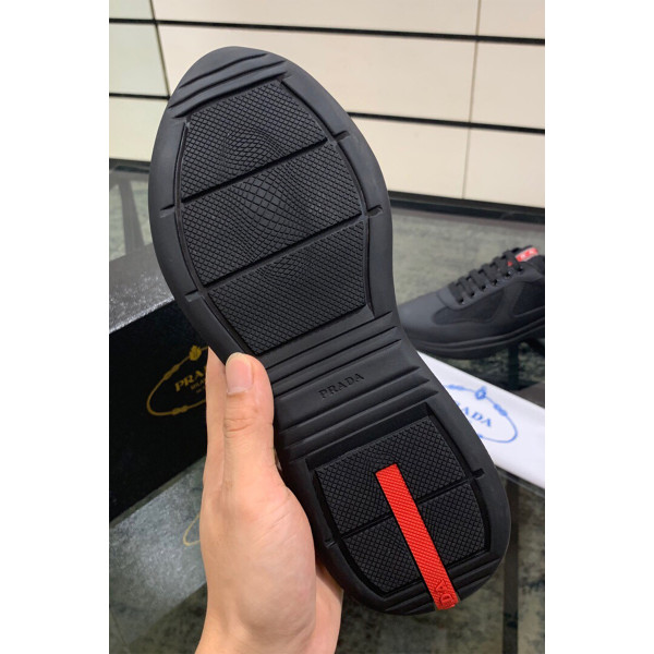 Prada, America's Cup, Men's Sneaker, Black