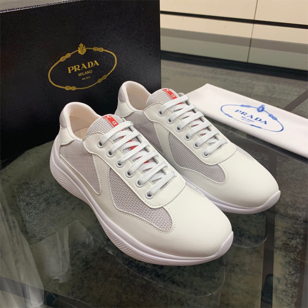 Prada, America's Cup, Men's Sneaker, White