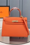 Hermes, Kelly, Women's Bag, Orange