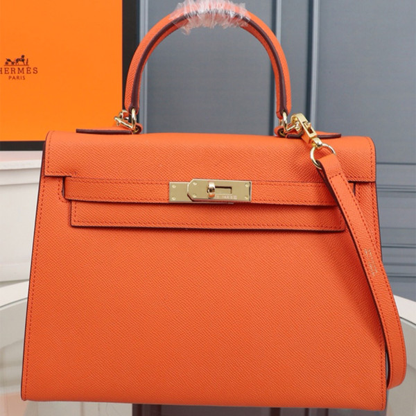 Hermes, Kelly, Women's Bag, Orange