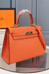 Hermes, Kelly, Women's Bag, Orange