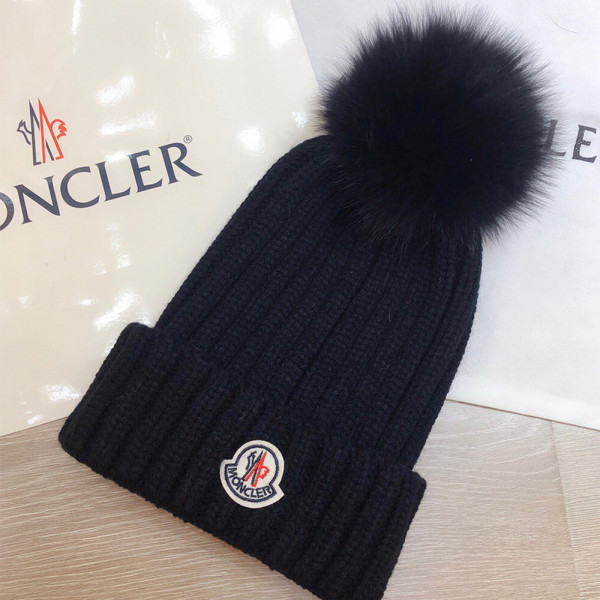 Moncler, Women's Beanie, Black