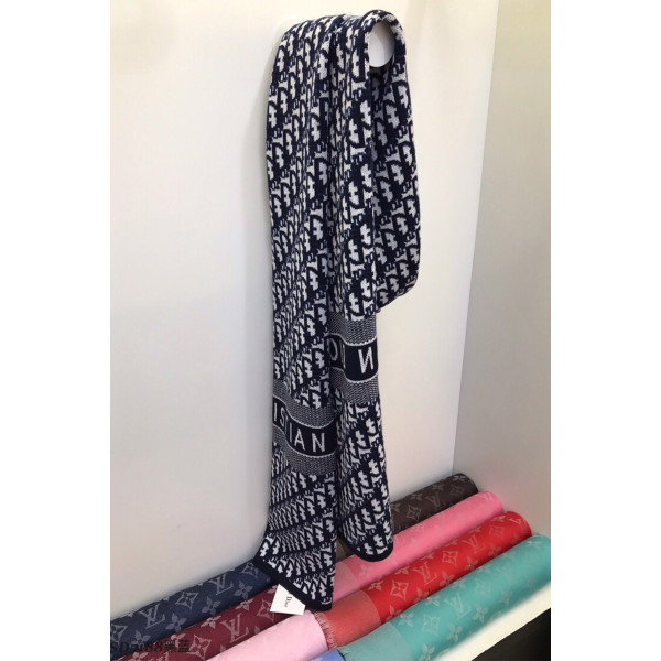 Christian Dior, Women's Scarf, Black