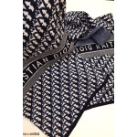 Christian Dior, Women's Scarf, Black
