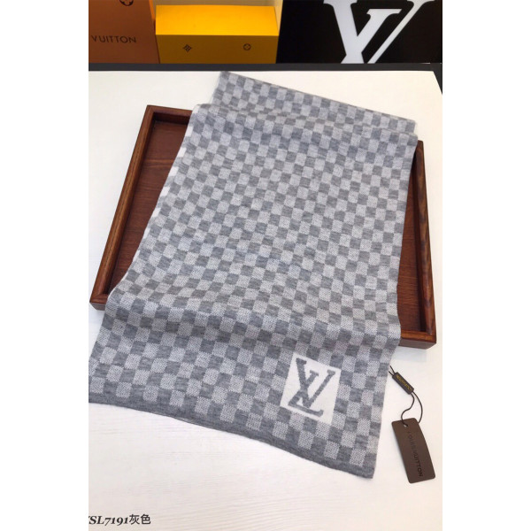Louis Vuitton, Men's Scarf, Grey