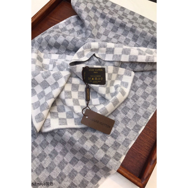 Louis Vuitton, Men's Scarf, Grey
