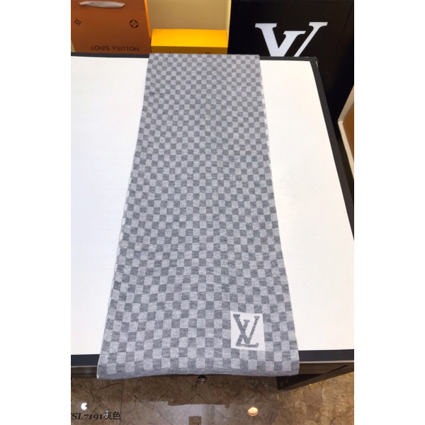 Louis Vuitton, Men's Scarf, Grey