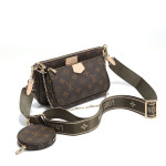 Louis Vuitton, Dames Multi Pochette Accessories Tas, Bruin