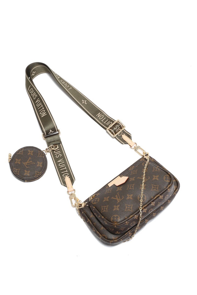 Louis Vuitton, Women's Multi Pochette Accessories Bag, Brown