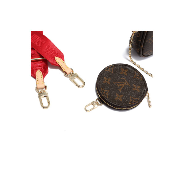 Louis Vuitton, Women's Multi Pochette Accessories Bag, Brown