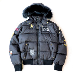 Moose Knuckles, Colinton Bomber, Men's  Jackets, Black