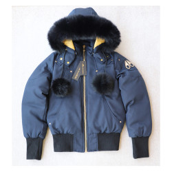 Moose Knuckles, Debbie Bomber, Women's Jackets, Blue