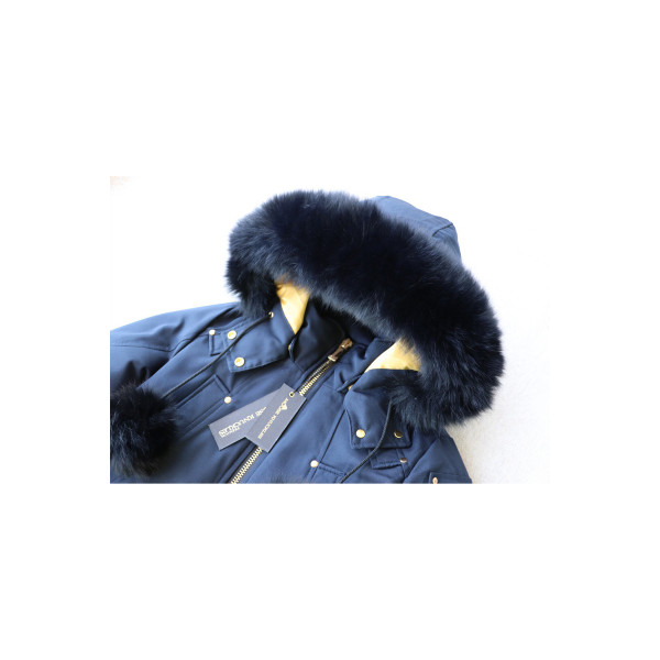 Moose Knuckles, Debbie Bomber, Women's Jackets, Blue