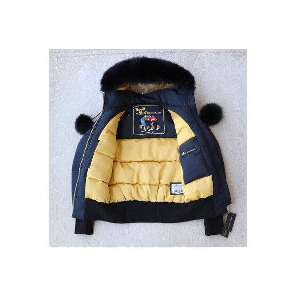 Moose Knuckles, Debbie Bomber, Women's Jackets, Blue